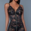 Be Wicked Blaire Zipper Chemise