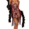 Dreamgirl Vava Voom Costume -Forplay Shop DG 11998 Burgundy CST Front 2021HALLOWEEN