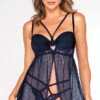 Dreamgirl Nocturnal Beauty Flyaway Babydoll Set