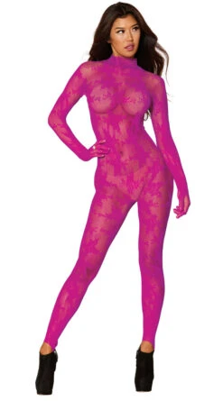 Dreamgirl Azalea Floral Bodystocking