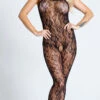 Rose Lace Bodystocking -Forplay Shop EM 1610 BLACK PS06132019 5