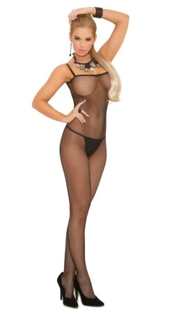 Criss Cross Back Bodystocking -Forplay Shop EM 1611 f black NH2013