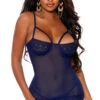 Nylah Blue Chemise Set -Forplay Shop EM 4272 f 2022AUGUST52143