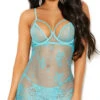 Dusty Turquoise Chemise Set -Forplay Shop EM 44031 f 2020JAN18543