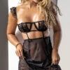 Versatile Romance Babydoll And Teddy Set