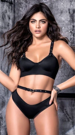 You Buckle Believe It Bra Set