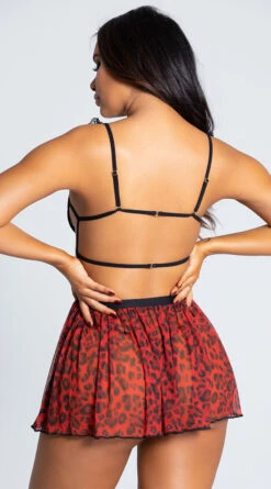 Yandy Fur Real Babydoll Set 7 Yandy Fur Real Babydoll Set -Forplay Shop EY 4141 RED LEOPARD PS10282019 9