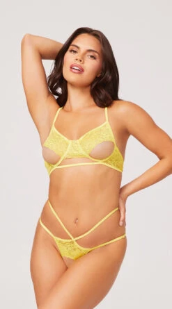 Yandy Time To Play Crotchless Bra Set 22 Yandy Time To Play Crotchless Bra Set -Forplay Shop EY 4381 YELLOW 1207 Yandy PS06302022
