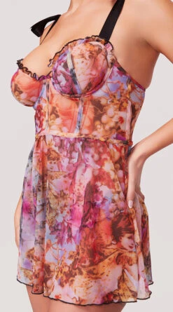 Yandy X Lana Rhoades Renaissance Lover Babydoll Set -Forplay Shop EY LNA 0017P LANA BABYDOLL PANTY SET PINK 5533