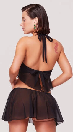 Yandy X Lana Rhoades Destined To Be Bra Set -Forplay Shop EY LNA 009 LANA BRA MINI SKIRT SET BLACK 5476