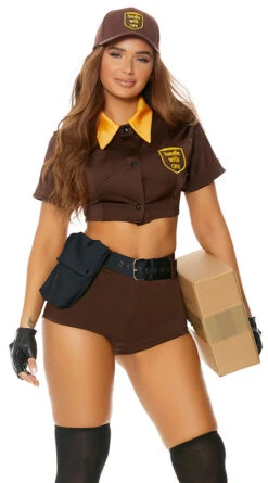 Forplay Precious Cargo Cutie Costume -Forplay Shop FP 551516 brown alt3 lg 2021HALLOWEEN