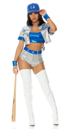 Forplay It's A Home Run Costume 9 Forplay It's A Home Run Costume -Forplay Shop FP 551531 silver alt5 lg 2021HALLOWEEN