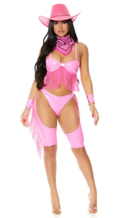 Forplay Horsing Around Cowgirl Costume -Forplay Shop FP 551544 pink alt3 lg 2021HALLOWEEN