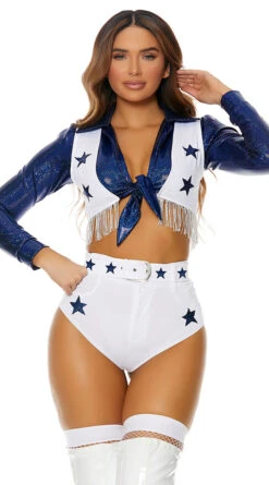Forplay Seeing Stars Cheerleader Costume 11 Forplay Seeing Stars Cheerleader Costume -Forplay Shop FP 551560 white alt4 lg 2021HALLOWEEN