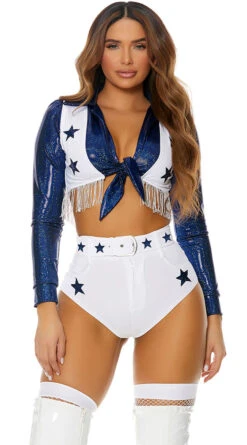 Forplay Seeing Stars Cheerleader Costume 13 Forplay Seeing Stars Cheerleader Costume -Forplay Shop FP 551560 white alt7 lg 2021HALLOWEEN
