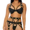 Forplay Caged Babe Bra Set