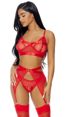 Forplay Kiss Of Gold Lingerie Set -Forplay Shop FP 772106 red alt1 lg 2022JULY49835