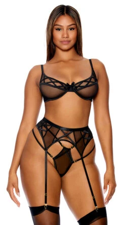 Forplay Kiss Cross Bra Set