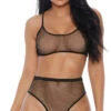 Forplay Free As A Bird Fishnet Bra Set -Forplay Shop FP 779309 black alt1 lg 2019JAN