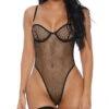 Forplay Get Freaky Fishnet Teddy -Forplay Shop FP 779314 black alt1 lg 2019JAN