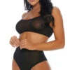 Forplay Don't Mesh Around Bra Set -Forplay Shop FP 779392 black alt4 lg 2019JAN