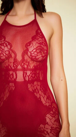 Mas Vino Halter Chemise -Forplay Shop HT 1956 BURG D 2019Nov18753