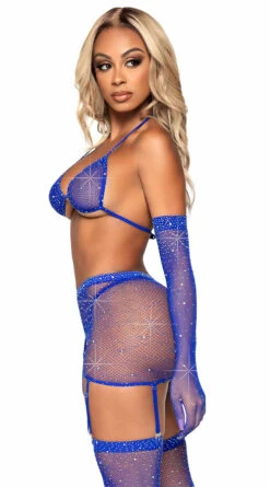 LEG AVENUE Sparkle And Fine Bra Set -Forplay Shop LA 81617 004 035 2021DEC45048