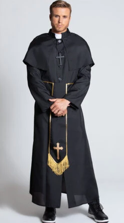 LEG AVENUE Men's Heavenly Priest Costume -Forplay Shop LA 85334 PRIEST PS09032019 HALLOWEEN 1