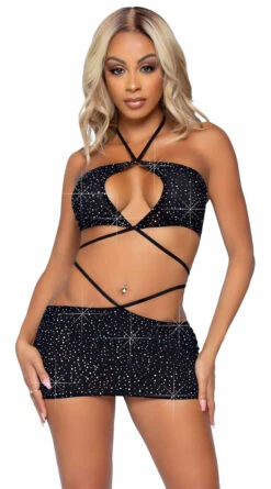 LEG AVENUE Shake It Off Two Piece Set