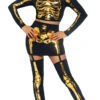 LEG AVENUE Golden Skeleton Costume