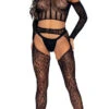 LEG AVENUE She's Trouble 2-Piece Bodystocking 1 LEG AVENUE She's Trouble 2-Piece Bodystocking -Forplay Shop LA 89278 01 001 2021MAR28878