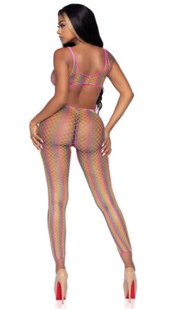 LEG AVENUE Rainbow Radiance Bodystocking 7 LEG AVENUE Rainbow Radiance Bodystocking -Forplay Shop LA 89279 02 101 2021MAR28878