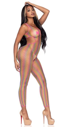 LEG AVENUE Rainbow Radiance Bodystocking 8 LEG AVENUE Rainbow Radiance Bodystocking -Forplay Shop LA 89279 06 101 2021MAR28878