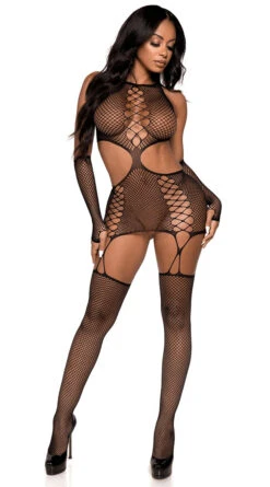 LEG AVENUE Wide Net Bodystocking Set 9 LEG AVENUE Wide Net Bodystocking Set -Forplay Shop LA 89303 03 001 2022APR47820