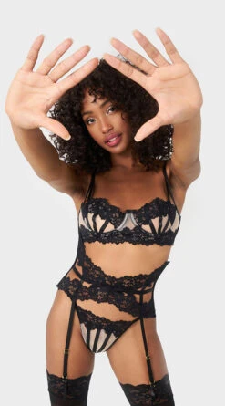 Empty Promises Bra Set 8 Empty Promises Bra Set -Forplay Shop OL 41 11595 BLACK 02 YANDY PS03302022