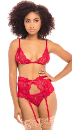 Split Decision Lace Bra Set -Forplay Shop OL 41 70029 RD FRONT BA 2020NOV25636