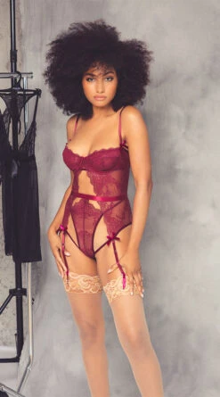 Split Second Lace Teddy -Forplay Shop OL 51 11453 ZFD ED5 HR 2020NOV25636