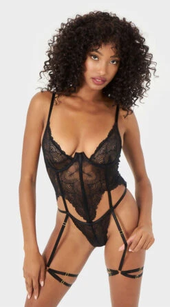 Double Trouble Lace Teddy