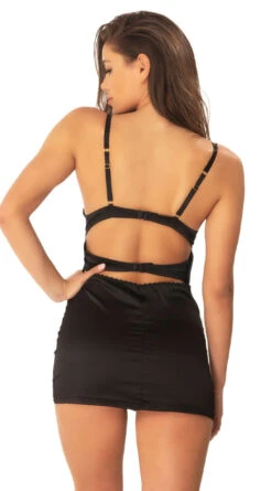 Lena Lace Chemise Set -Forplay Shop OL 70 11162 BKRD BACK HR 2019FW