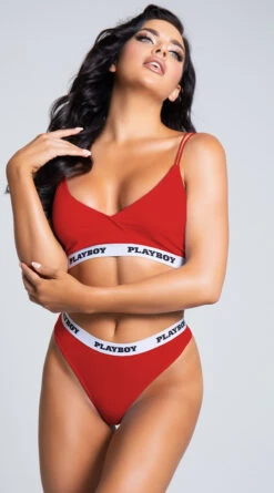 Playboy Lifestyle Bra Set -Forplay Shop PB PBL2009 RED PS10162020 PROD 127 X111156