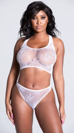 Don't Leaf Me Bra Set 18 Don't Leaf Me Bra Set -Forplay Shop PL 23071 WHITE 1 PS01182021
