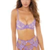 Lavender Dreams Bra And Garter Set