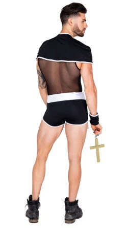 Roma Men's Sinful Confession Costume -Forplay Shop RM 5029 Back 2021HALLOWEEN