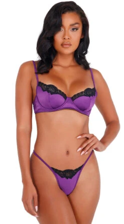 Roma Carolina Dream Satin Bra Set -Forplay Shop RM LI394 PP 2020NOV26348
