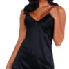 Roma Ostrich Feather Satin Chemise -Forplay Shop RM LI400 Blk 2020NOV26348