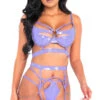 Roma Chain My Mind Wet Look Bra Set -Forplay Shop RM LI506 Lav 2022APRIL47919