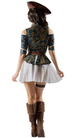 Posh Pirate Costume -Forplay Shop SA S2153 Posh Pirate Back 2021HALLOWEEN