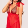 Easy Breezy Babydoll Set -Forplay Shop ST 11037 RED YANDY PDP PS10052022 30