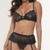 Skirting The Issue Bra Set 2 Skirting The Issue Bra Set -Forplay Shop ST 11332 BLACK F 2022JAN42771