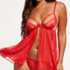 Caged In Love Flyaway Babydoll Set